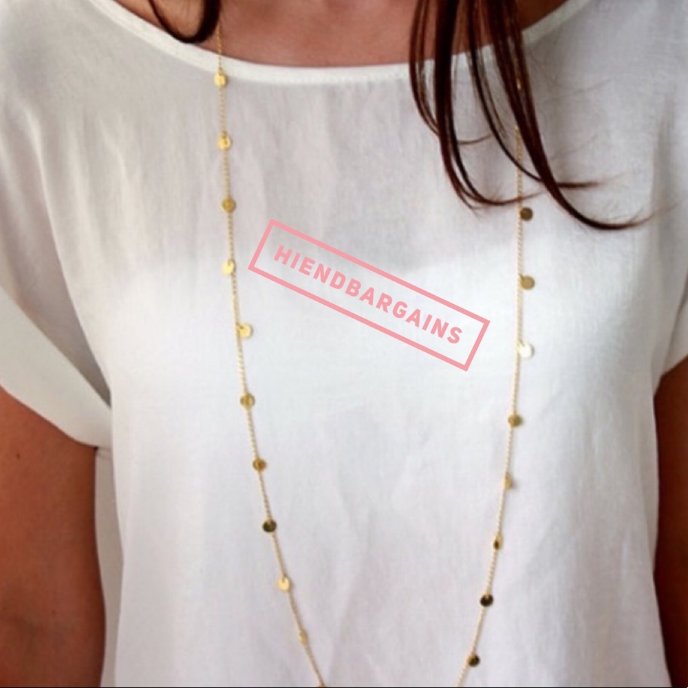 💕New! Trendy sequin long chain boho necklace💕